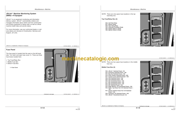 John Deere 670G 670GP 672G and 672GP Motor Graders Operators Manual (OMT237774)