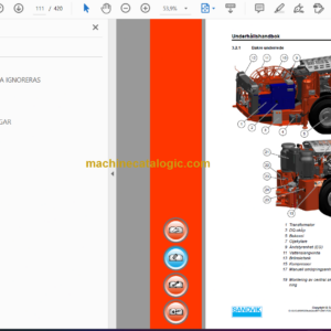 Sandvik DT922i Drill Rig Operator’s and Maintenance Manual (120D69039-1 Swedish)