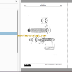 Sandvik LH625E Mining Loader Parts Manual (L325E028)