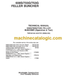 John Deere 608S 703G 753G Feller Buncher Technical Manual (Operation & Test)