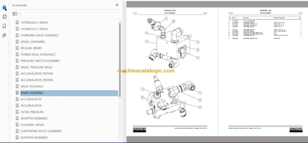 Sandvik LH517 Mining Loader Service and Parts Manual (L617D441)