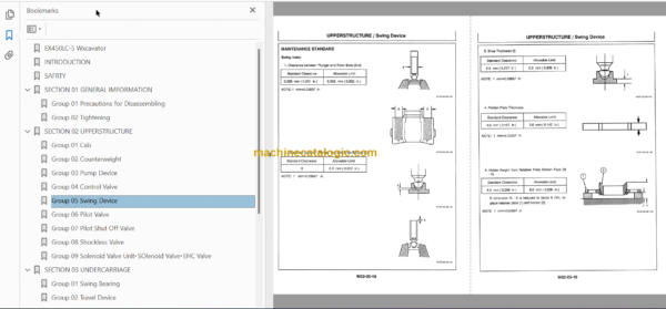 Hitachi EX450LC-5 Hydraulic Excavator Technical and Workshop Manual