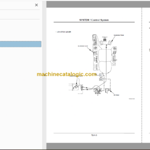 Hitachi CX1100-C Crawler Crane Technical Manual