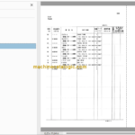 Hitachi HX64B Parts Catalog & Equipment Components Parts Catalog