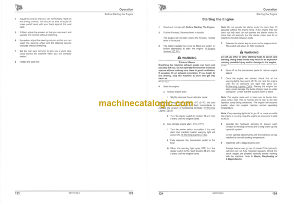 JCB 535-95 Operator Manual