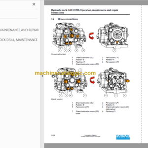 Sandvik Commando DC130Ri Drill Rig Service and Parts Manual (TIER3 50040)