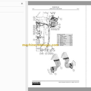 Sandvik LH517 Mining Loader Service and Parts Manual (L717D539)