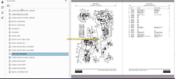 Sandvik LH517 Mining Loader Service and Parts Manual (L717D539)