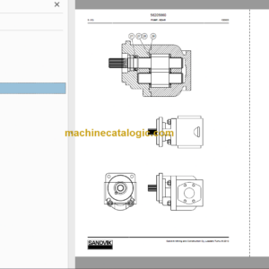 Sandvik LH625E Mining Loader Parts Manual (L325E029)