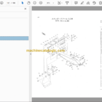 Hitachi Hitachi JD892D Hydraulic Excavator Parts Catalog & Equipment Components Parts Catalog