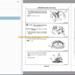 Hitachi EX550 EX550-3 Hydraulic Excavator Technical and Workshop Manual