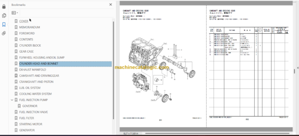 Hitachi ZX17U-6 ZX19U-6 Hydraulic Excavator Parts Catalog & Equipment Components Parts Catalog