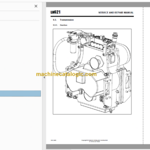 Sandvik LH621 Mining Loader Service and Parts Manual (L221D135)