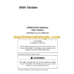 Timberjack 848H Skidder Operators Manual