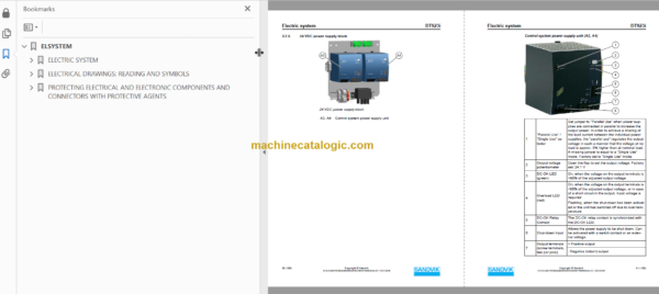 Sandvik DT923i Tunnelling Drill Service and Parts Manual (SN 121D69906-1)