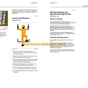 Caterpillar 315 Excavator Operation and Maintenance Manual