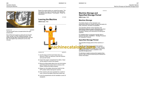 Caterpillar 315 Excavator Operation and Maintenance Manual