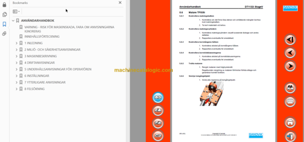 Sandvik DT1132i Drill Rig Operator's and Maintenance Manual (120D59413-1 Swedish)