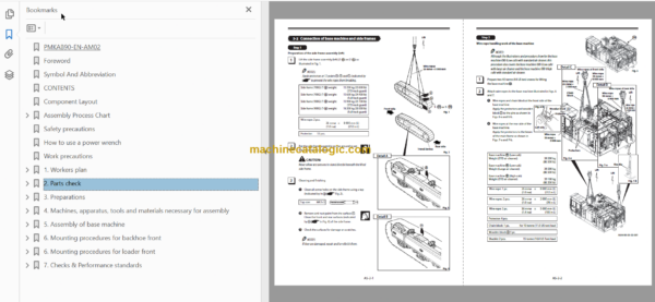 Hitachi EX1200-7 Hydraulic Excavator Technical and Assembly Procedure and Workshop Manual