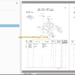 Hitachi ZX18 Hydraulic Excavator Parts Catalog & Equipment Components Parts Catalog