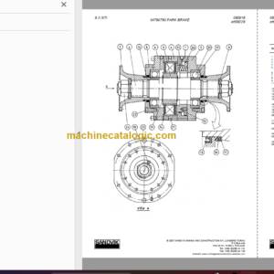 Sandvik LH625E Mining Loader Parts Manual (L825E022)