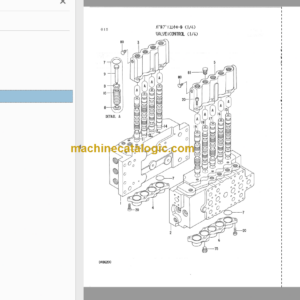 Hitachi Hitachi JD892E Excavator Parts Catalog & Equipment Components Parts Catalog