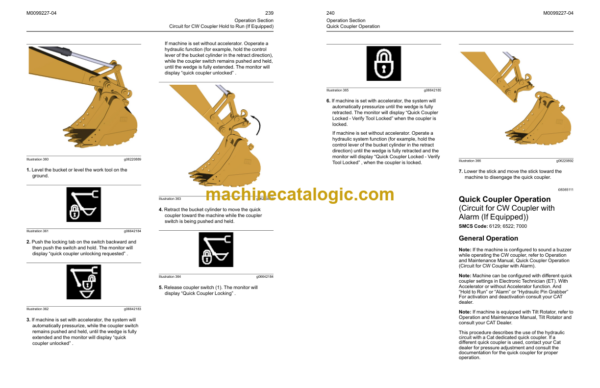 Caterpillar 315 Excavator Operation and Maintenance Manual