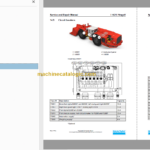 Sandvik LH621i Mining Loader Service and Parts Manual (L621DCPA0A0744)