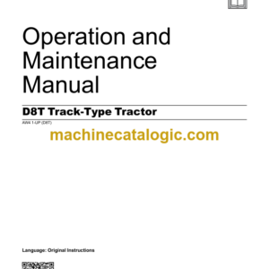 Caterpillar D8 Track-Type Tractor Operation and Maintenance Manual