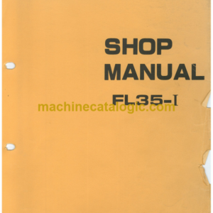 Furukawa FL35-1 Shop Manual