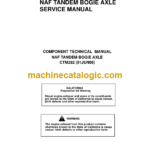 Timberjack CTM282 NAF TANDEM BOGIE AXLE Service Manual