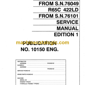 Hitachi R60C 416 LD Service Manual