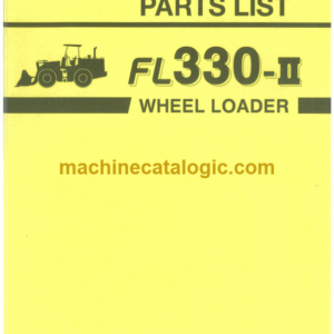 Furukawa FL330-2 Wheel Loader Parts Catalog