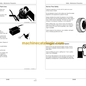 Timberjack 1410D Forwarder Operators Manual (SN WJ1410D000555-)