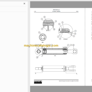 Sandvik LH517 Mining Loader Service and Parts Manual (L817D600)