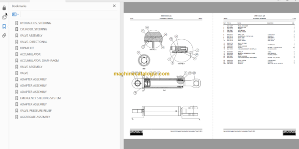 Sandvik LH517 Mining Loader Service and Parts Manual (L817D600)