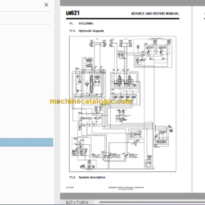 Sandvik LH621 Mining Loader Service and Parts Manual (L221D139)