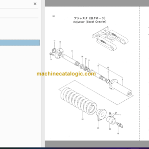 Hitachi EX30UR Excavator Parts Catalog & Equipment Components Parts Catalog