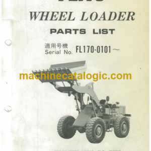 Furukawa FL170 Wheel Loader Parts Catalog