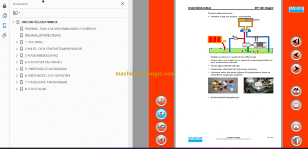 Sandvik DT1132i Drill Rig Operator's and Maintenance Manual (122D76932-1 Swedish)