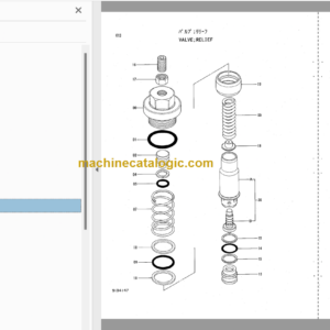 Hitachi JD892E-3 Excavator Parts Catalog & Equipment Components Parts Catalog