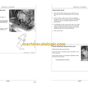 John Deere 844K Loader Operators Manual (OMT228004)