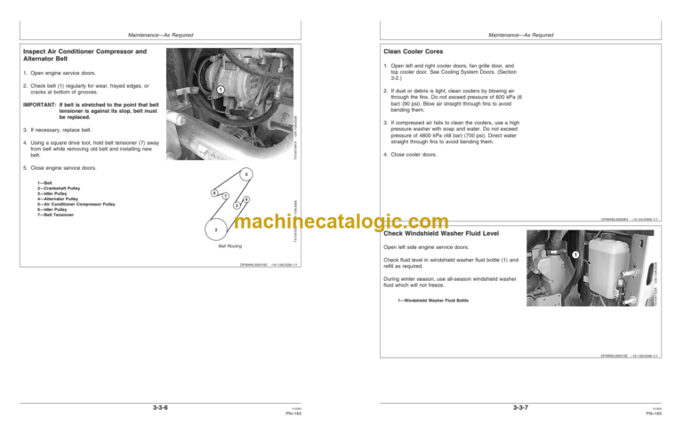 John Deere 844K Loader Operators Manual (OMT228004)