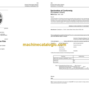 Caterpillar 320 GC Excavator Operation and Maintenance Manual