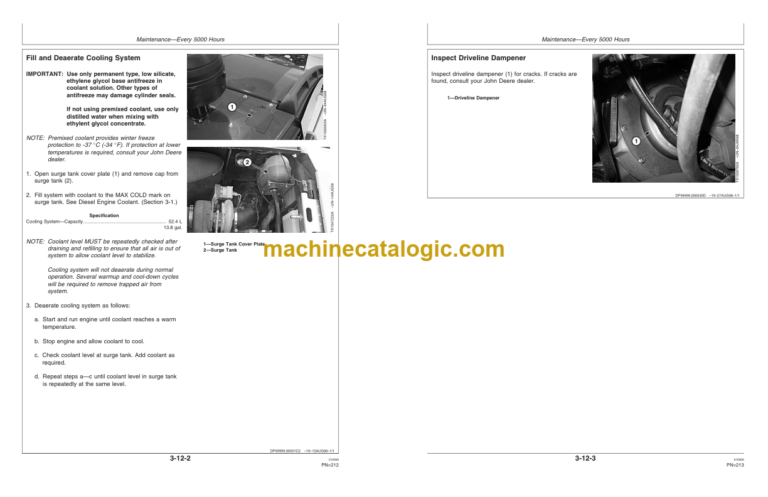 John Deere 844K Loader Operators Manual (OMT228004)