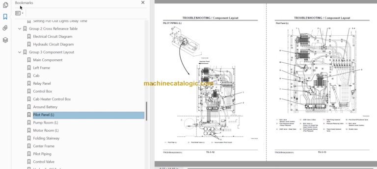 Hitachi EX5600E-6 Hydraulic Excavator Technical and Assembly Procedure and Workshop Manual