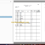 Hitachi ZX18-3 Hydraulic Excavator Parts Catalog & Equipment Components Parts Catalog