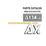 Hitachi AX14-4 Mini Excavator Parts Catalog