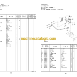 Hitachi AX14-4 Mini Excavator Parts Catalog