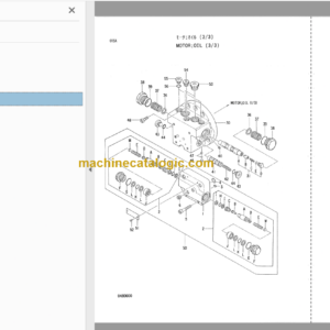 Hitachi EX30UR-2 Excavator Parts Catalog & Equipment Components Parts Catalog